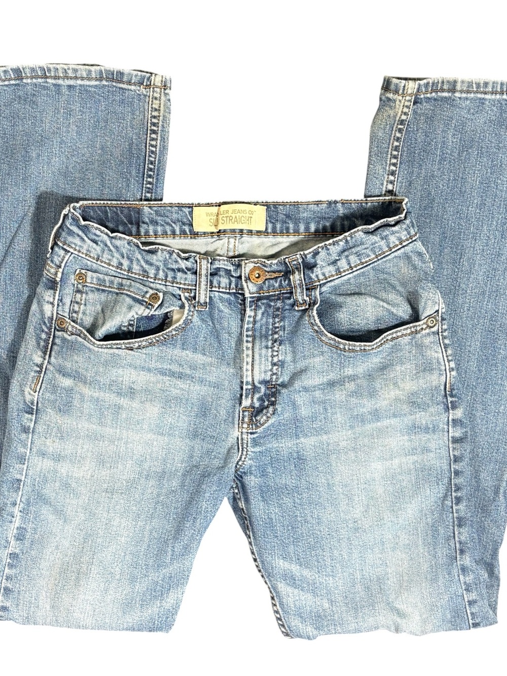 Wrangler Jeans Co Straight Leg Light Wash Jeans 30 Inseam